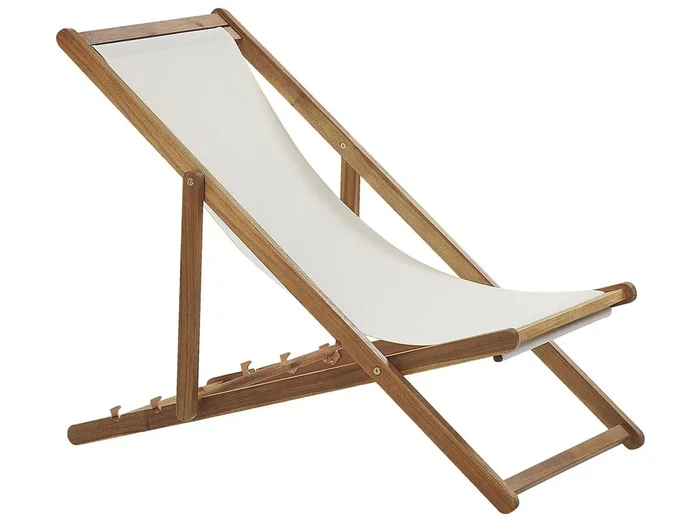 Hamaca plegable ANZIO Madera de acacia Marrón claro