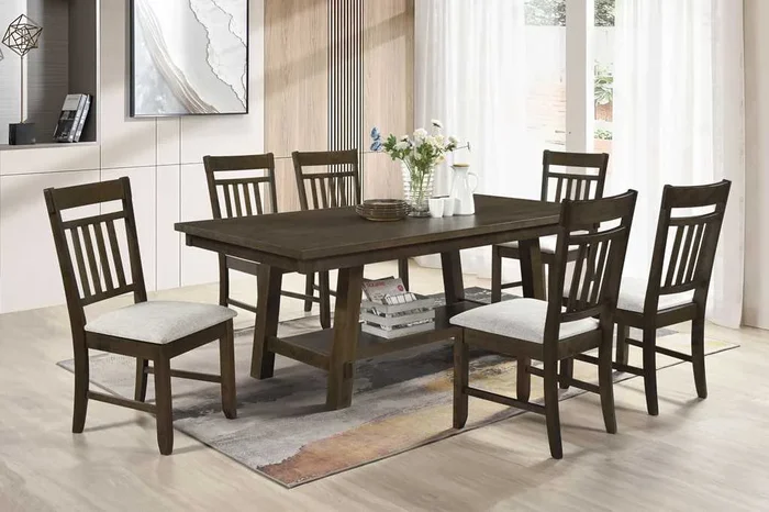 Harmony Espresso 7-Piece Dining Room Set