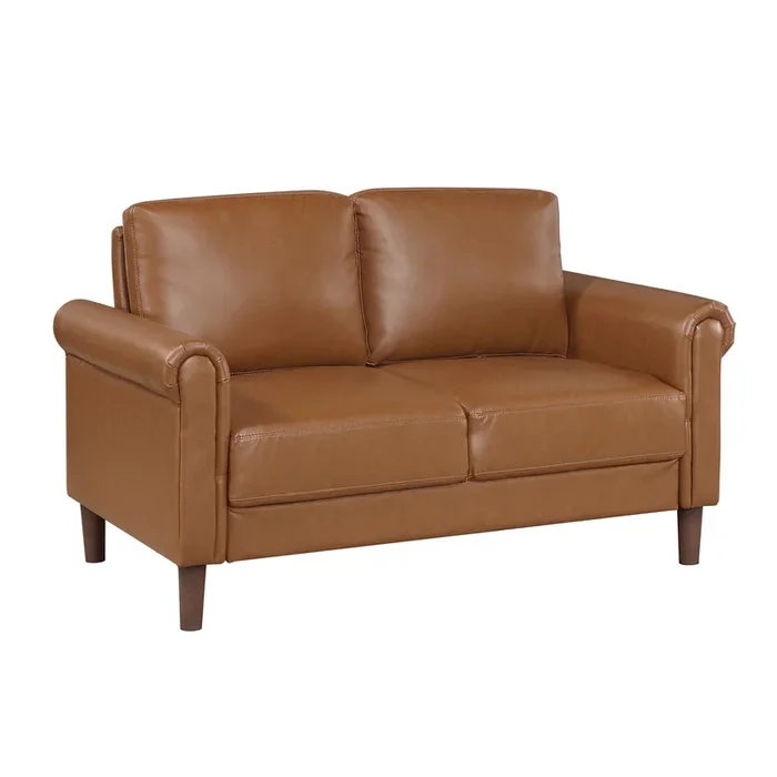 Hector Brown Loveseat