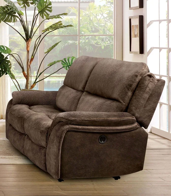Henricus Dark Brown Loveseat