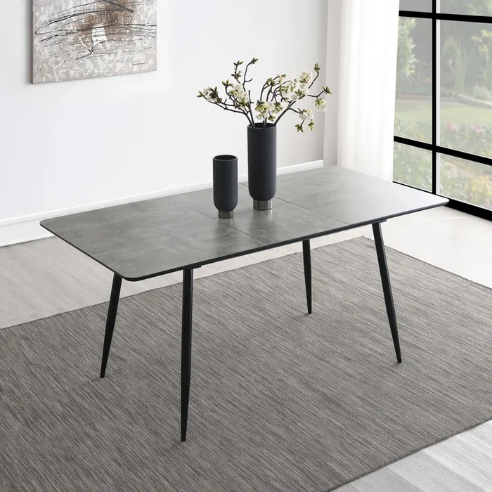 Horizon Gray Extendable Dining Table