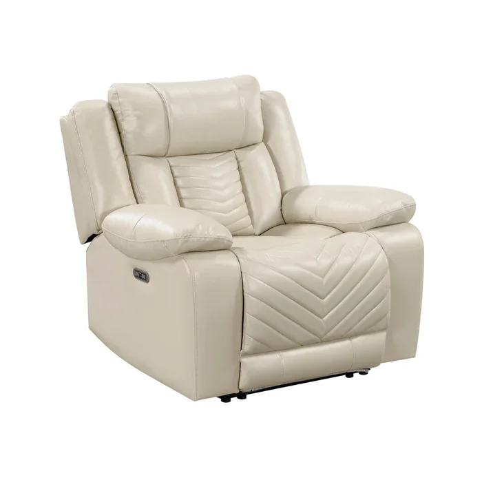 Huron Beige Power Reclining Chair