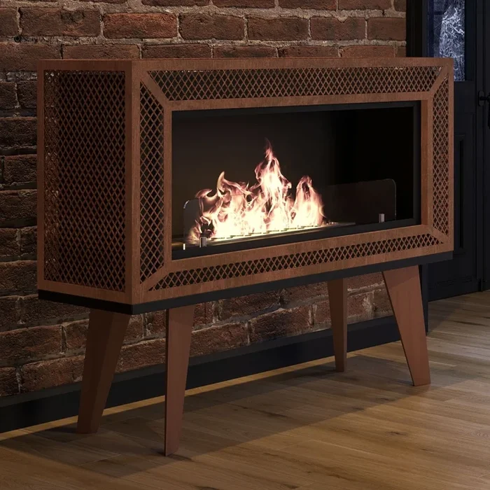 InFire – Chimenea BIO 100×47 cm 3kW industrial