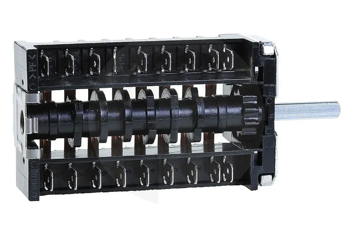Interruptor selector (interruptor horno, interruptor) 18 contactos para, entre otros, Pelgrim horno 36767