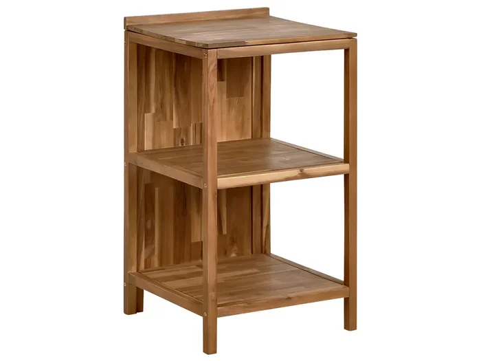 Isla de cocina exterior VENOSA Madera de acacia Marrón