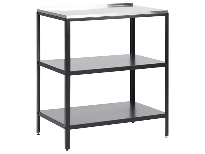 Isla de cocina exterior VILAMA Metal Negro