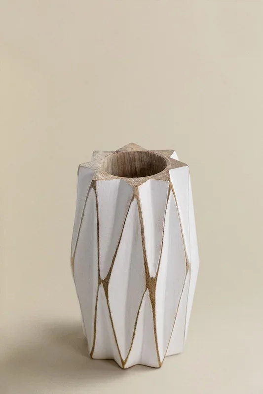 Jarrón en madera de mango Moura – SKLUM