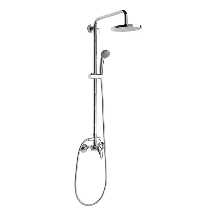 JIKA H3352770040001 – Conjunto de ducha con grifería LYRA cromo brillante