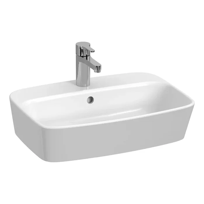 JIKA H8183820001041 – Lavabo sobre encimera LYRA 55×40 cm cerámica/blanco