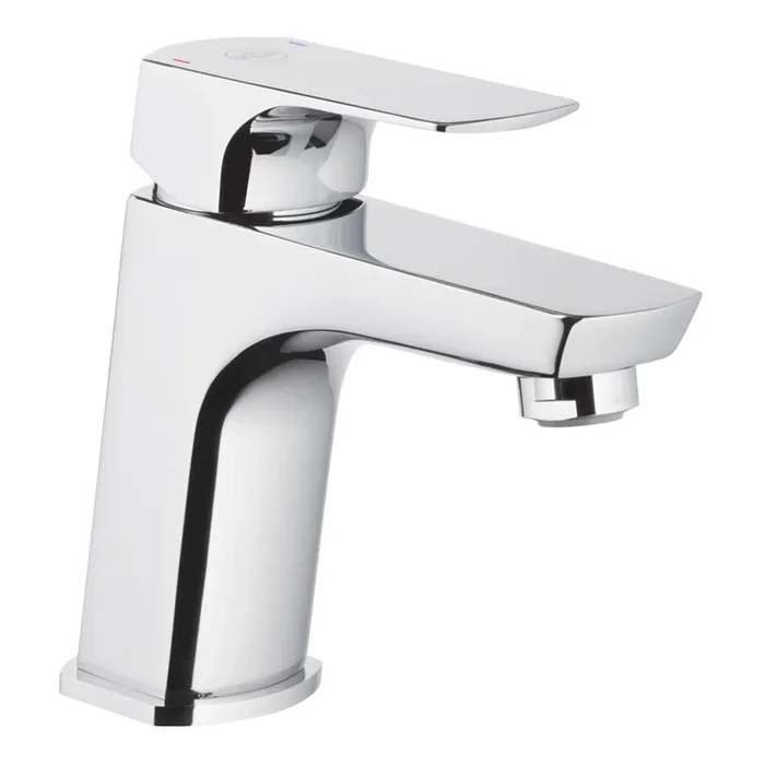 KFA Armatura 5532-815-00 – Grifo de lavabo + desagüe con rebosadero MOKAIT 13,9 cm cromo brillante