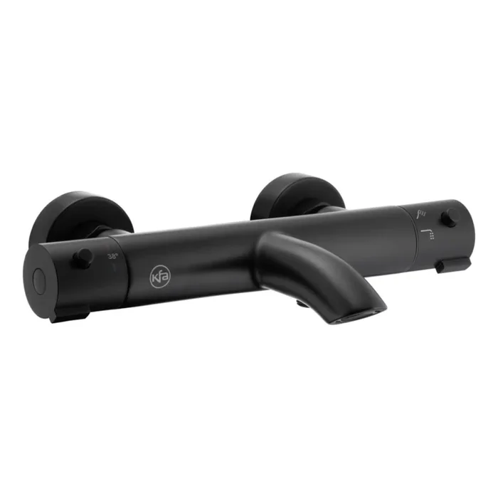 KFA Armatura 5734-010-81 – Grifo termostático para bañera MOZA negro mate
