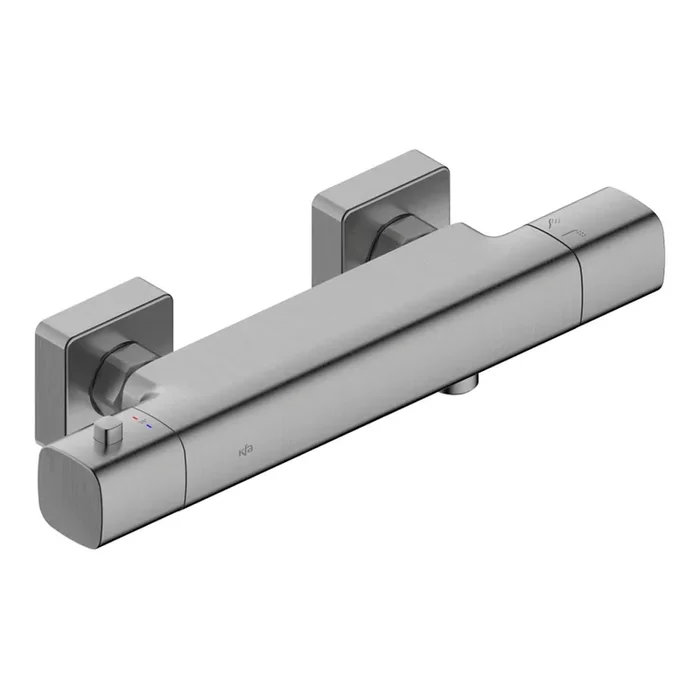 KFA Armatura 5756-010-61 – Grifo termostático para ducha MALAGA gris metálico