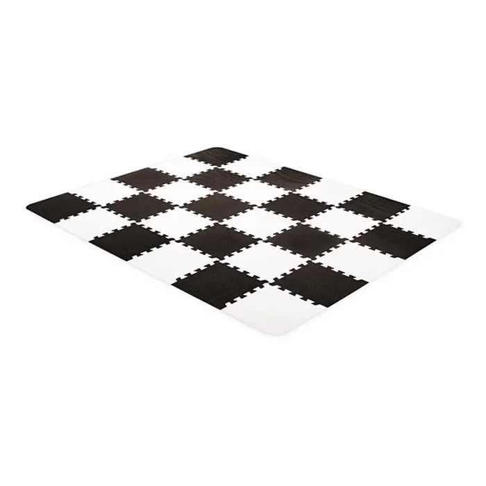 KINDERKRAFT – Puzzle de espuma LUNO 30 piezas negro/blanco