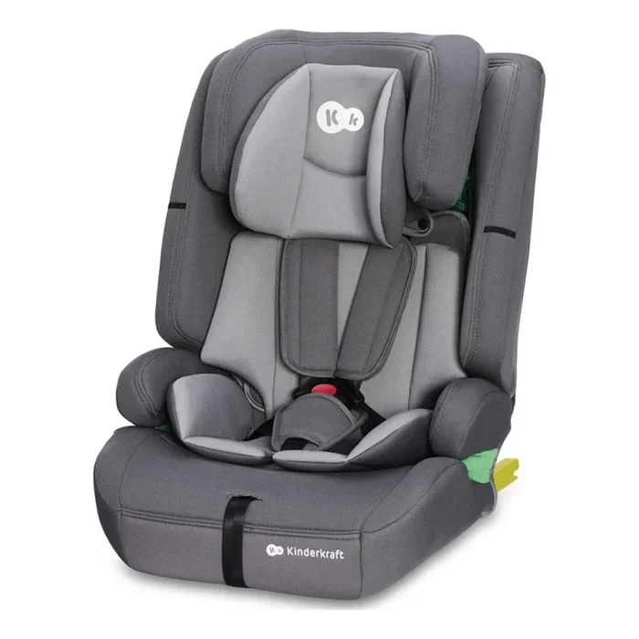 KINDERKRAFT – Silla para coche SAFETY FIX 2 i-Tamaño (76-150 cm) gris