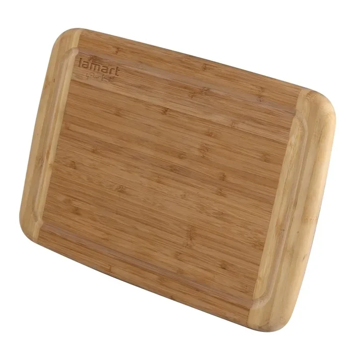 Lamart – Tabla de cortar de cocina 30×20 cm bambú