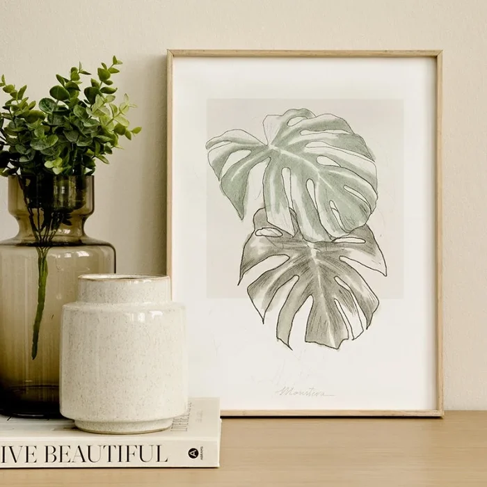 Lámina Monstera Verde – Kenay Home