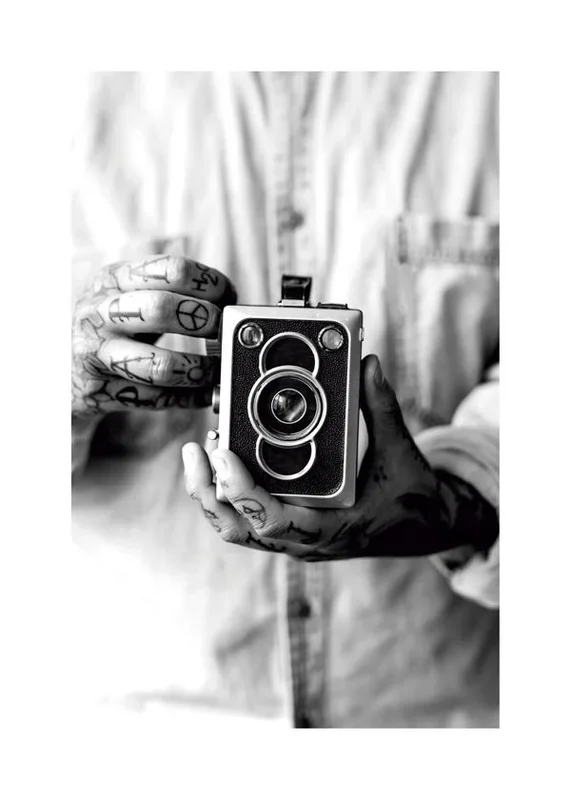 Lámina Photography 50 x 70 cm Marco blanco – Hannun