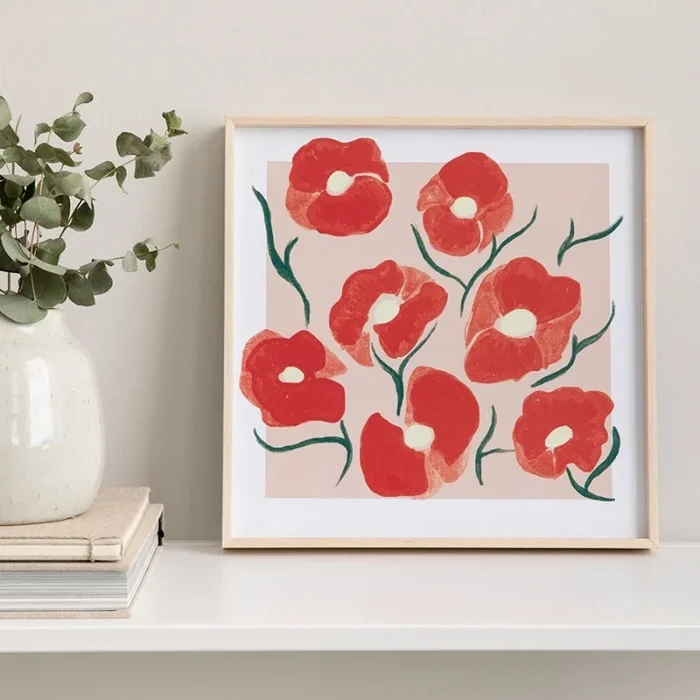 Lámina Poppy Rosa – Kenay Home