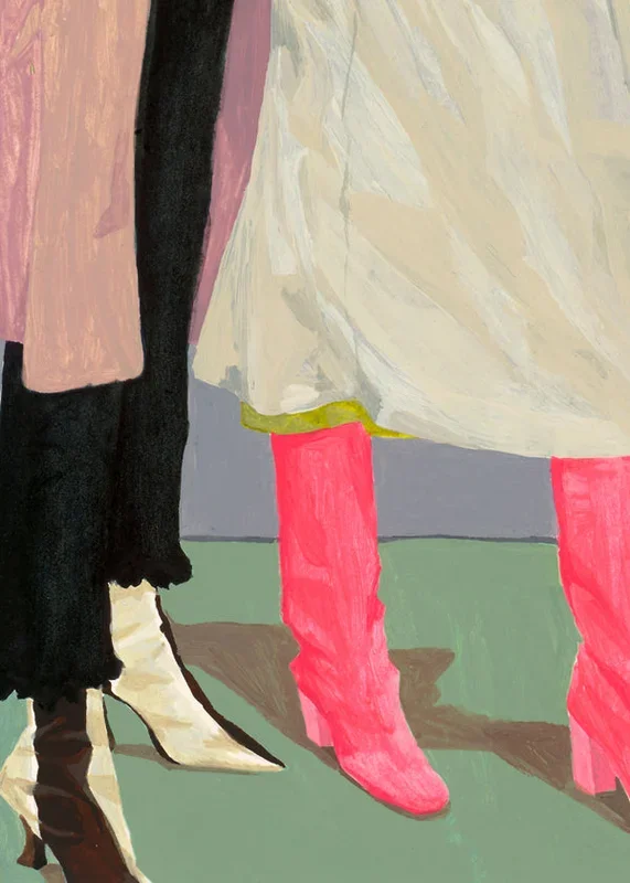 Lámina Siblings II 20 x 30 cm Marco blanco – Hannun