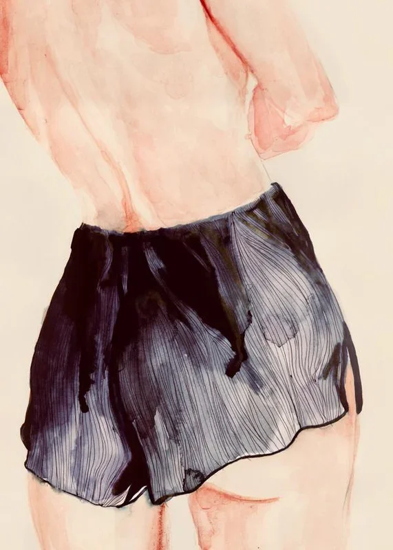 Lámina The Turn 20 x 30 cm Marco color roble – Hannun