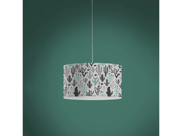 Lampadario Moderno Decolight Polilux ® Grafica Cactus Luci