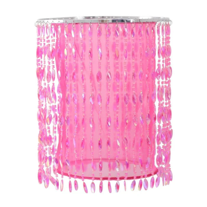 Lámpara colgante 6008419 piedras decorativas, rosa