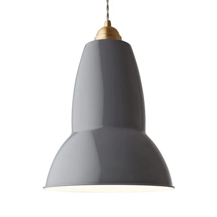 Lámpara colgante Anglepoise Original 1227 Maxi, gris, Ø 29 cm