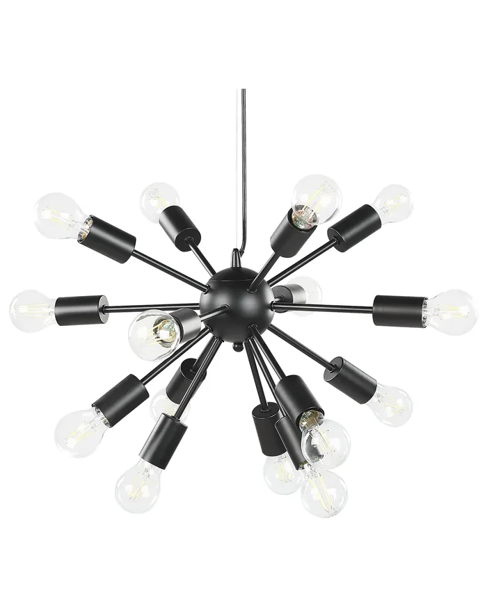 Lámpara colgante BALAGAS Metal Negro