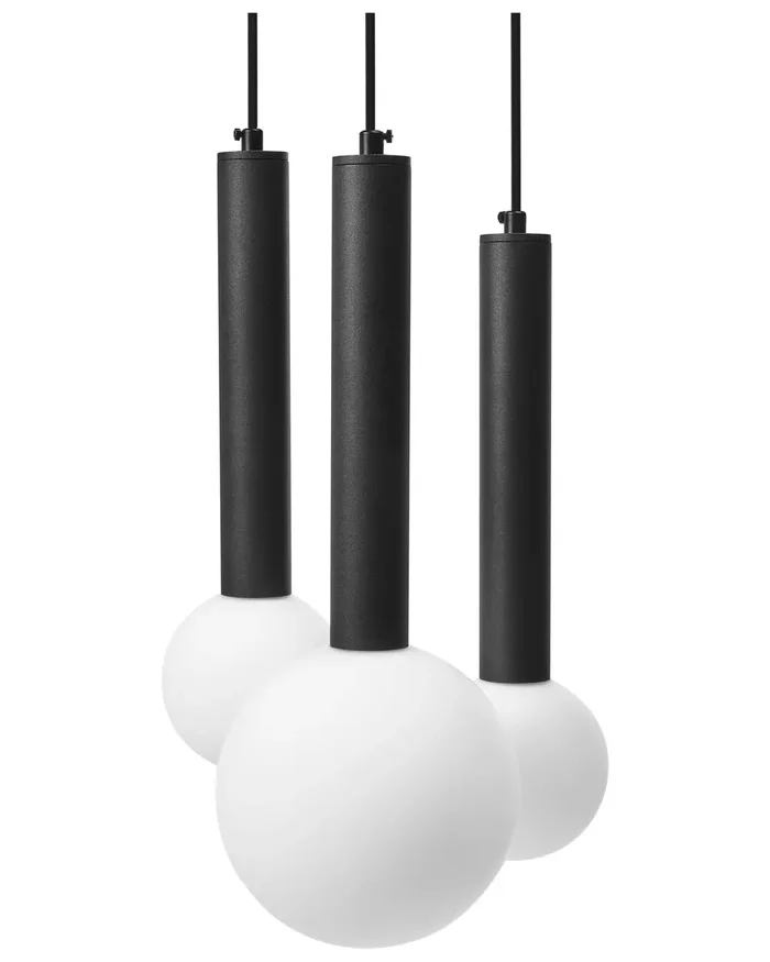 Lámpara colgante BOUES Metal Negro