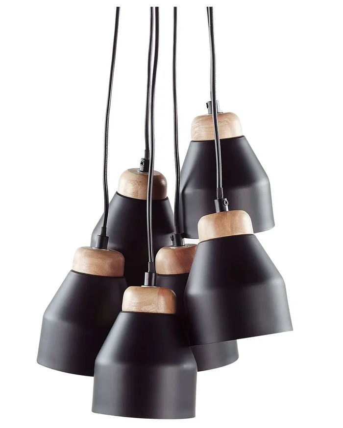 Lámpara colgante CESTOS Metal Negro