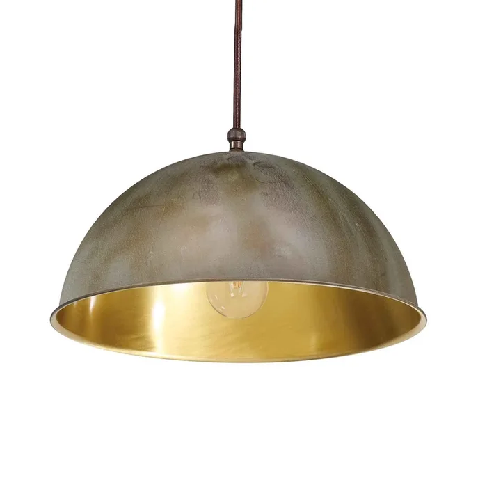Lámpara colgante Circle oro / latón antiguo, Ø20cm