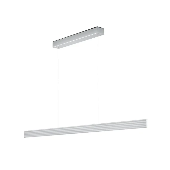 Lámpara colgante LED Fara, Up/down, longitud 152cm níquel
