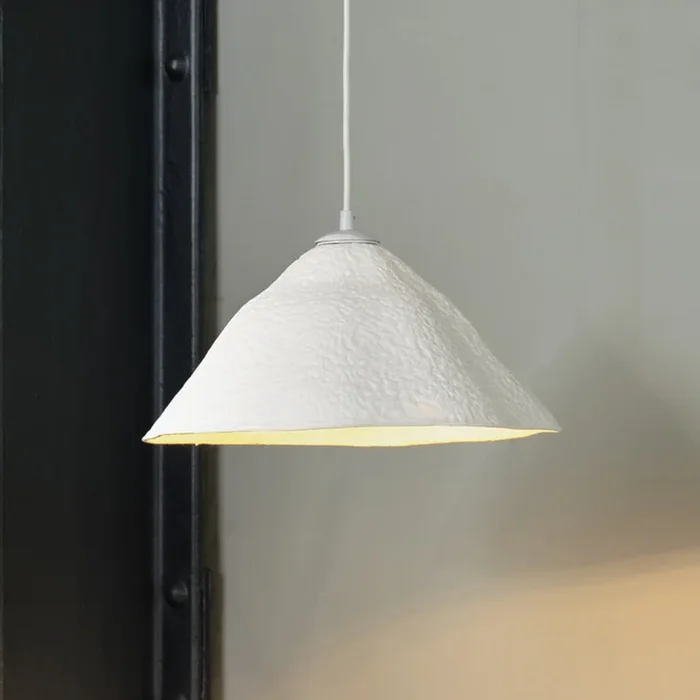 Lámpara colgante OSRAM Decor Lotus Leaf, 1 luz, blanca, papel, E27