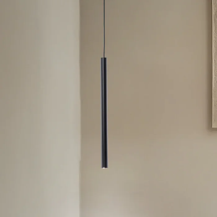 Lámpara colgante Sone, 1 luz, negro