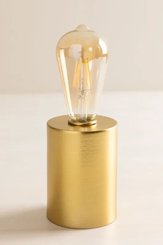 Lámpara de Mesa Inalámbrica Gelyn Oro – SKLUM