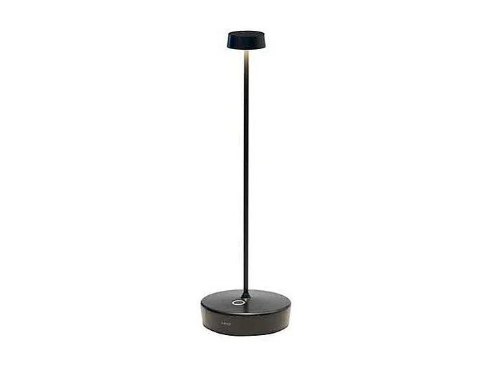 Lámpara de mesa LED Swap Pro recargable y regulable negra