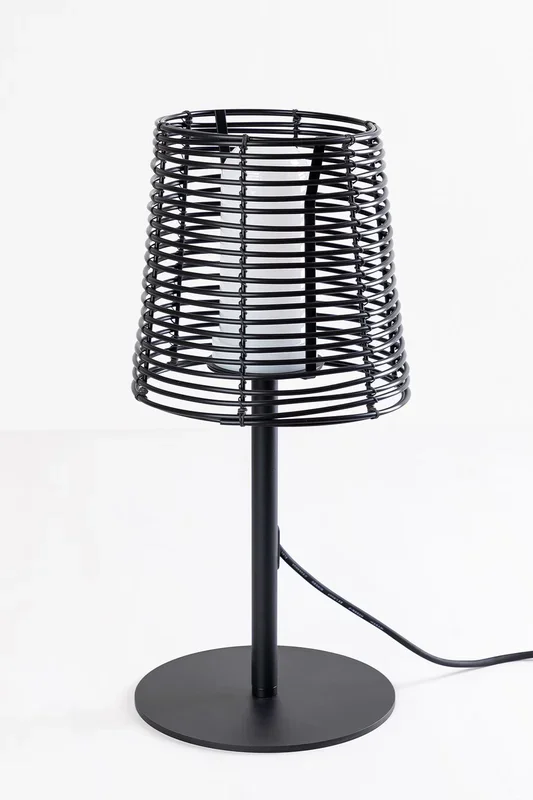 Lámpara de Mesa para Exterior Bissel Negro – SKLUM