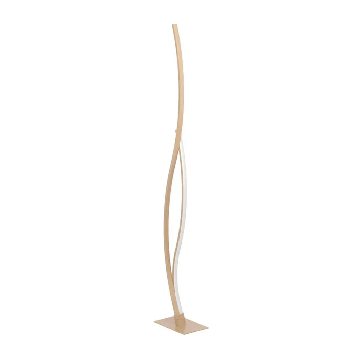 Lámpara de pie led GRISOLIA efecto madera marca EGLO 129cm