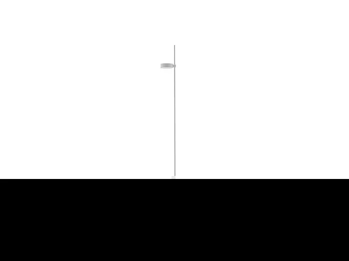 Lámpara de pie LED Zafferano SUPER O White recargable y regulable – 3 módulos de luz