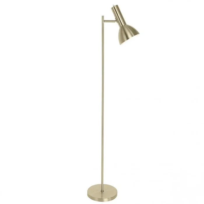 lampara de pie metal color dorado serie lumiere 25cm