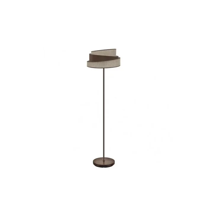 lampara de pie metal color marron serie hara 40cm