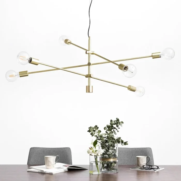 Lámpara de techo Bubble Dorado – Kenay Home
