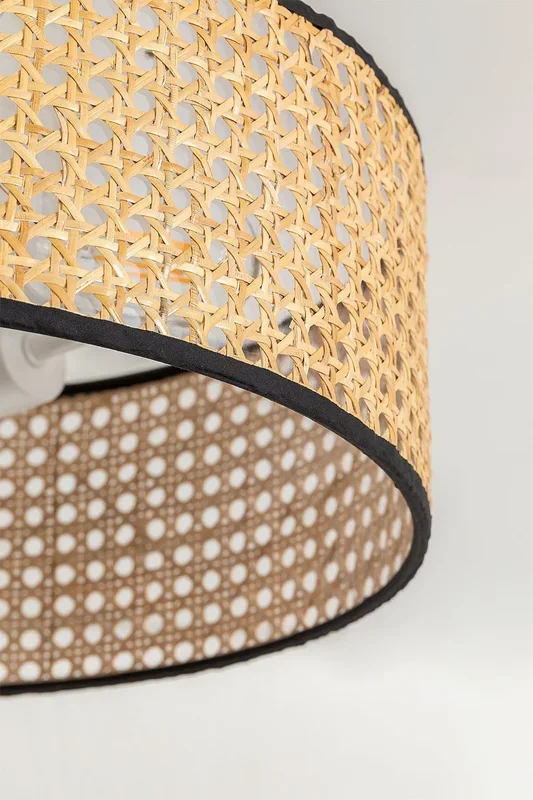 Lámpara de Techo en Ratán Luxio Natural – SKLUM