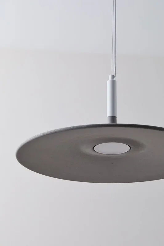Lámpara de Techo LED en Cemento Kaula Gris Claro – SKLUM