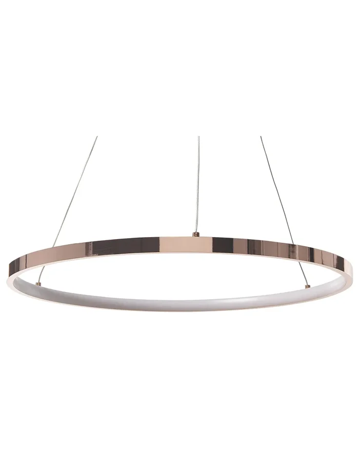 Lámpara LED colgante JORDAN Metal Rosa dorado