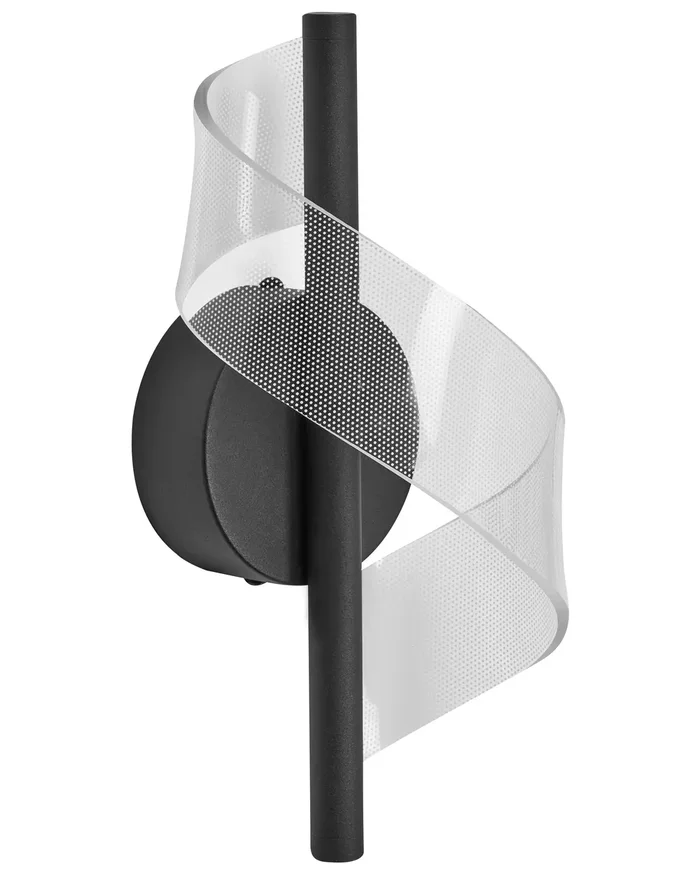 Lámpara LED de pared SARELA Metal Negro
