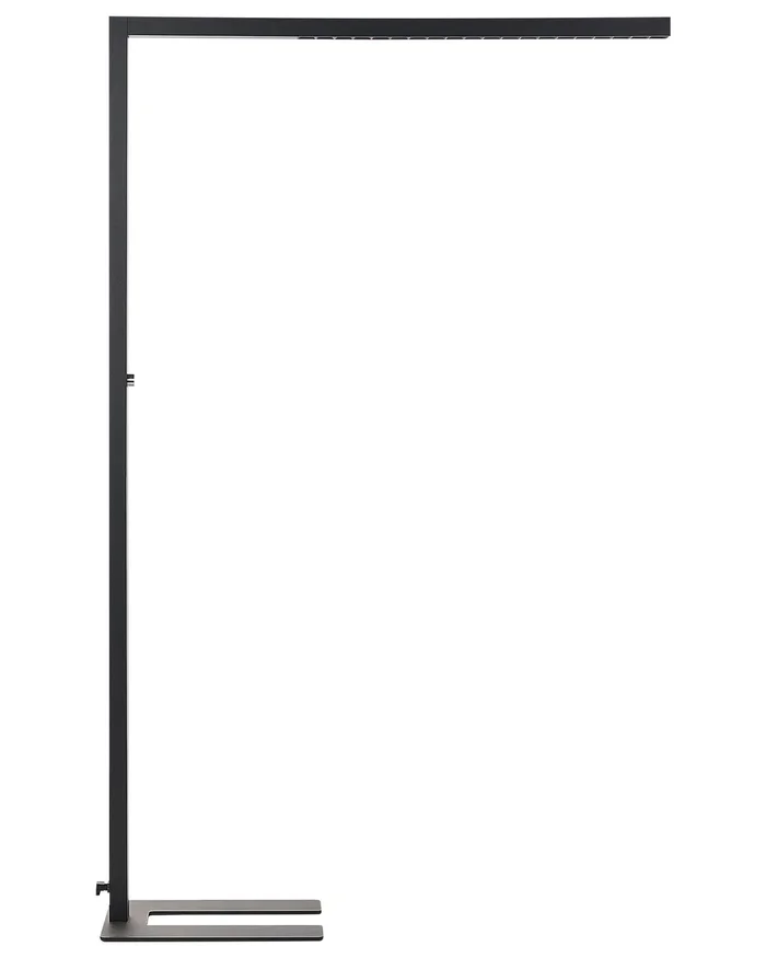 Lámpara LED de pie SAGITTA con regulador de intensidad Metal Negro