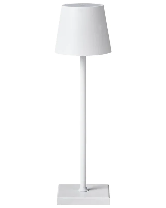 Lámpara LED inalámbrica de mesa BACEIRO con regulador de intensidad Metal Blanco