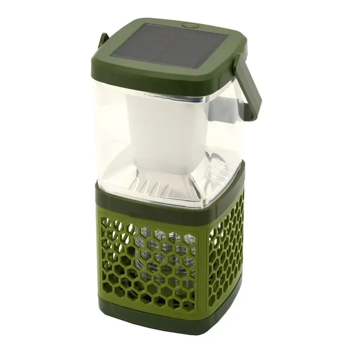Lámpara recargable portátil LED con una trampa para insectos LED/3W/1800 mAh verde