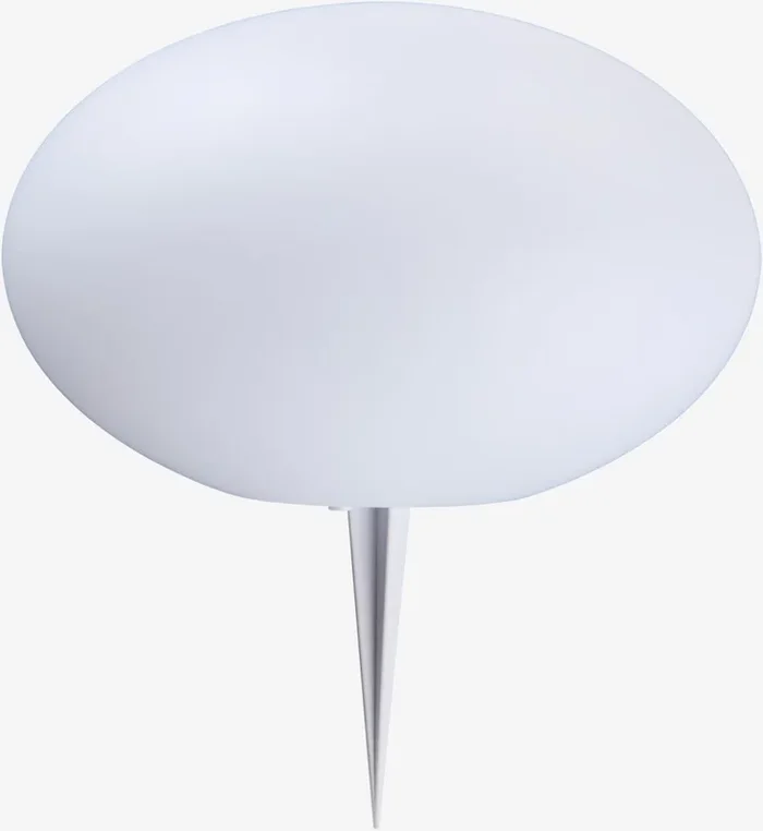 Lámpara solar HAVESANGER Ø25xA17cm blanco